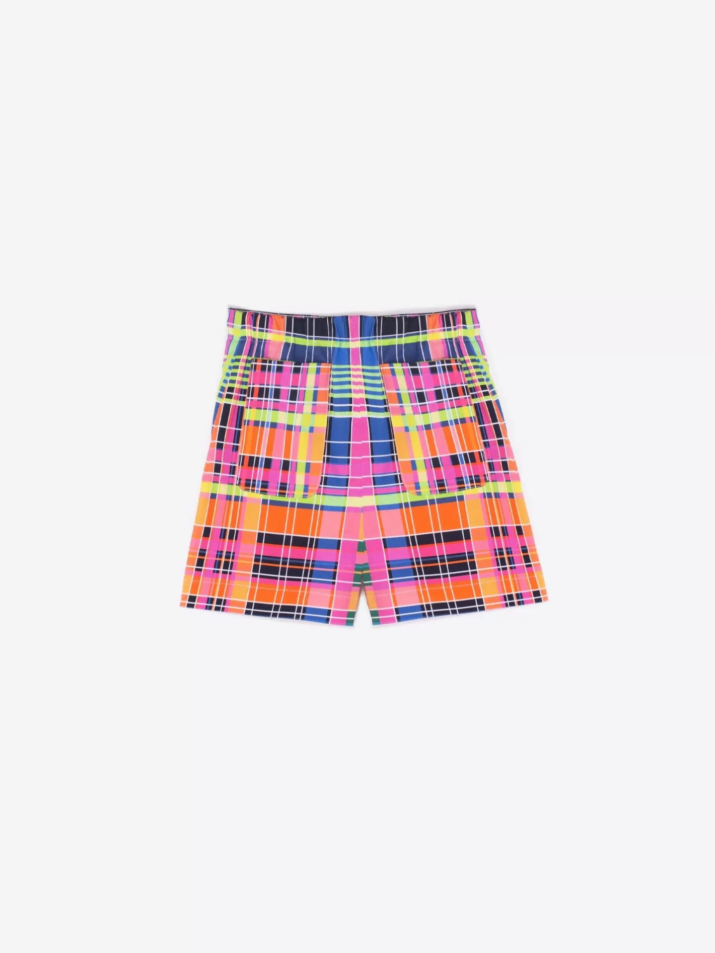 Pantalones | Vilagallo Bermuda Short Sandra Multicolour Check Gabardina