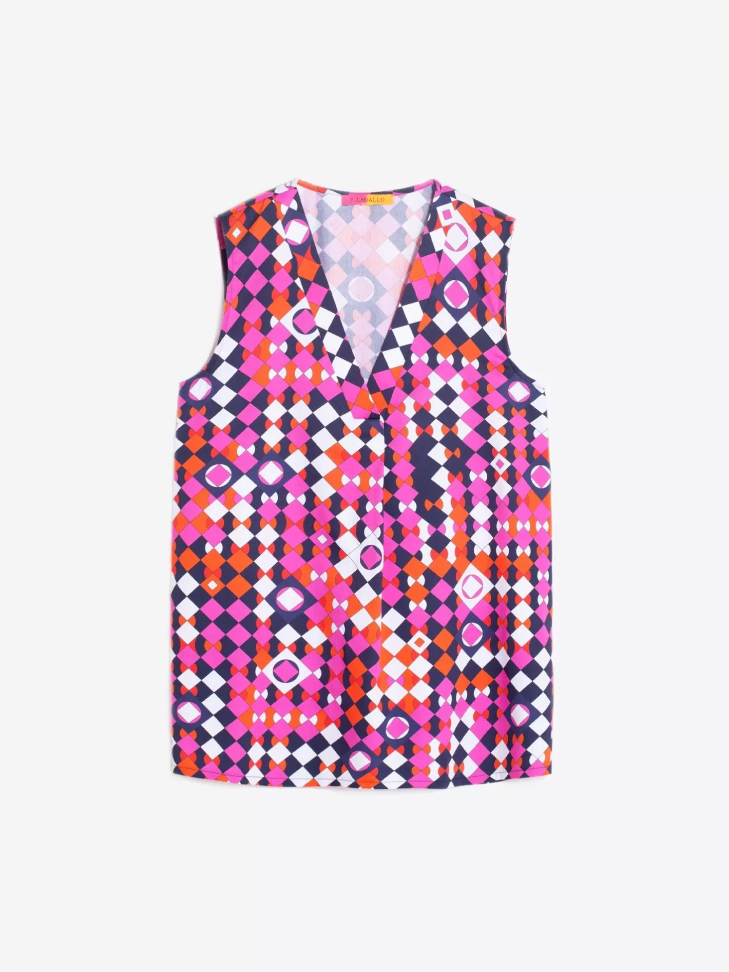 camisa_algodon_estampado_geometrico_2.webp Camisas | Vilagallo Camisa Algodon Estampado Geometrico