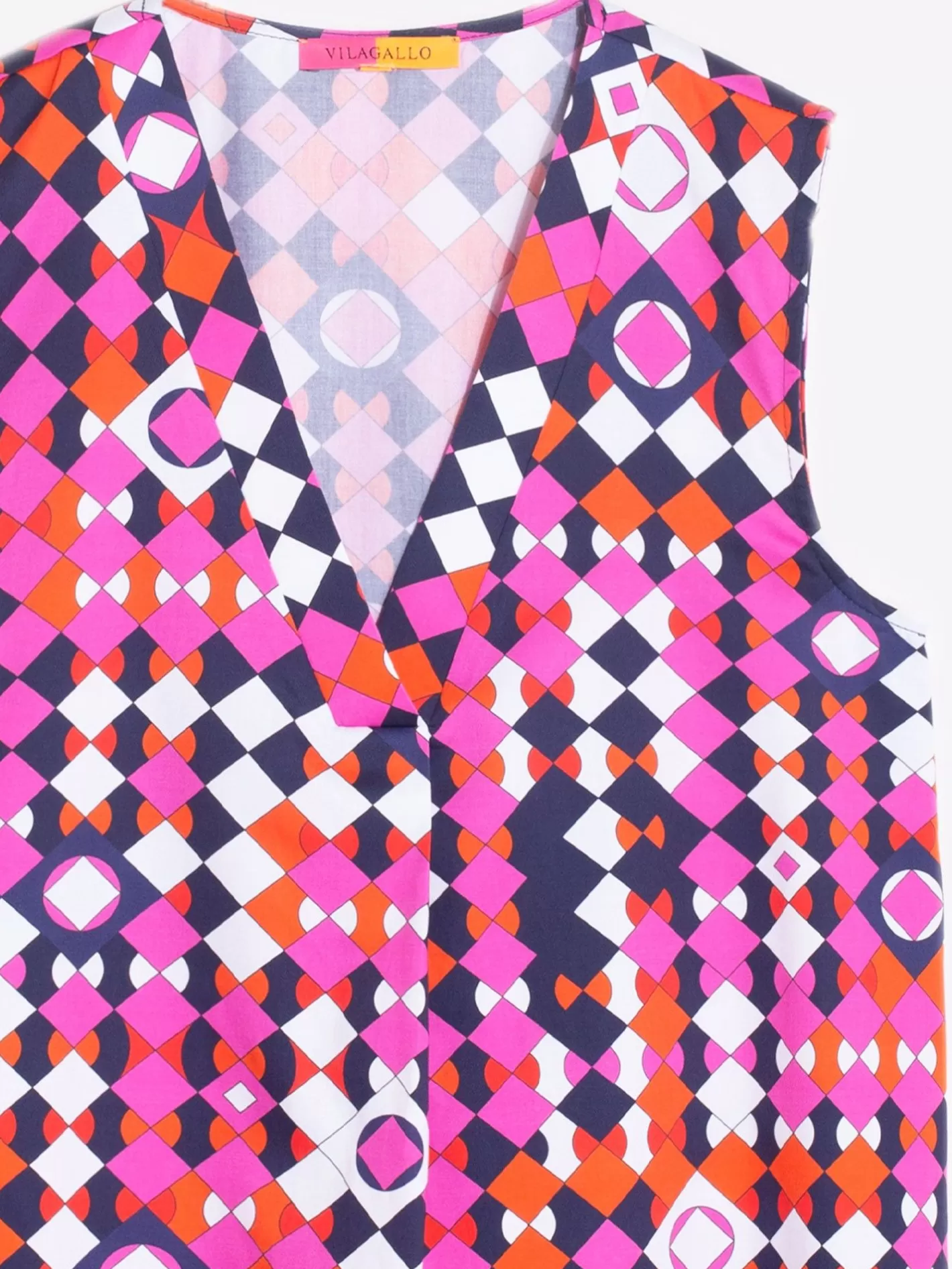 camisa_algodon_estampado_geometrico_3.webp Camisas | Vilagallo Camisa Algodon Estampado Geometrico