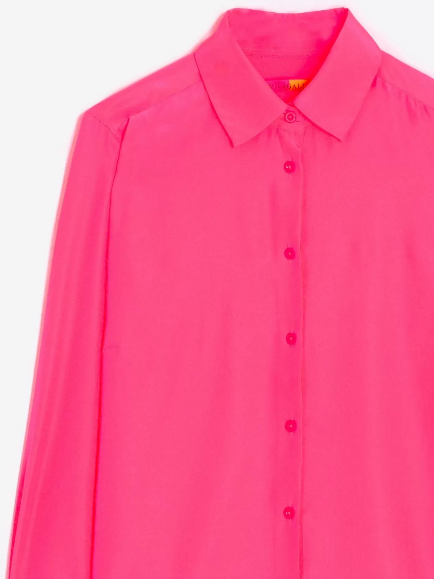 Camisas | Vilagallo Camisa Fluida Rosa Fluor
