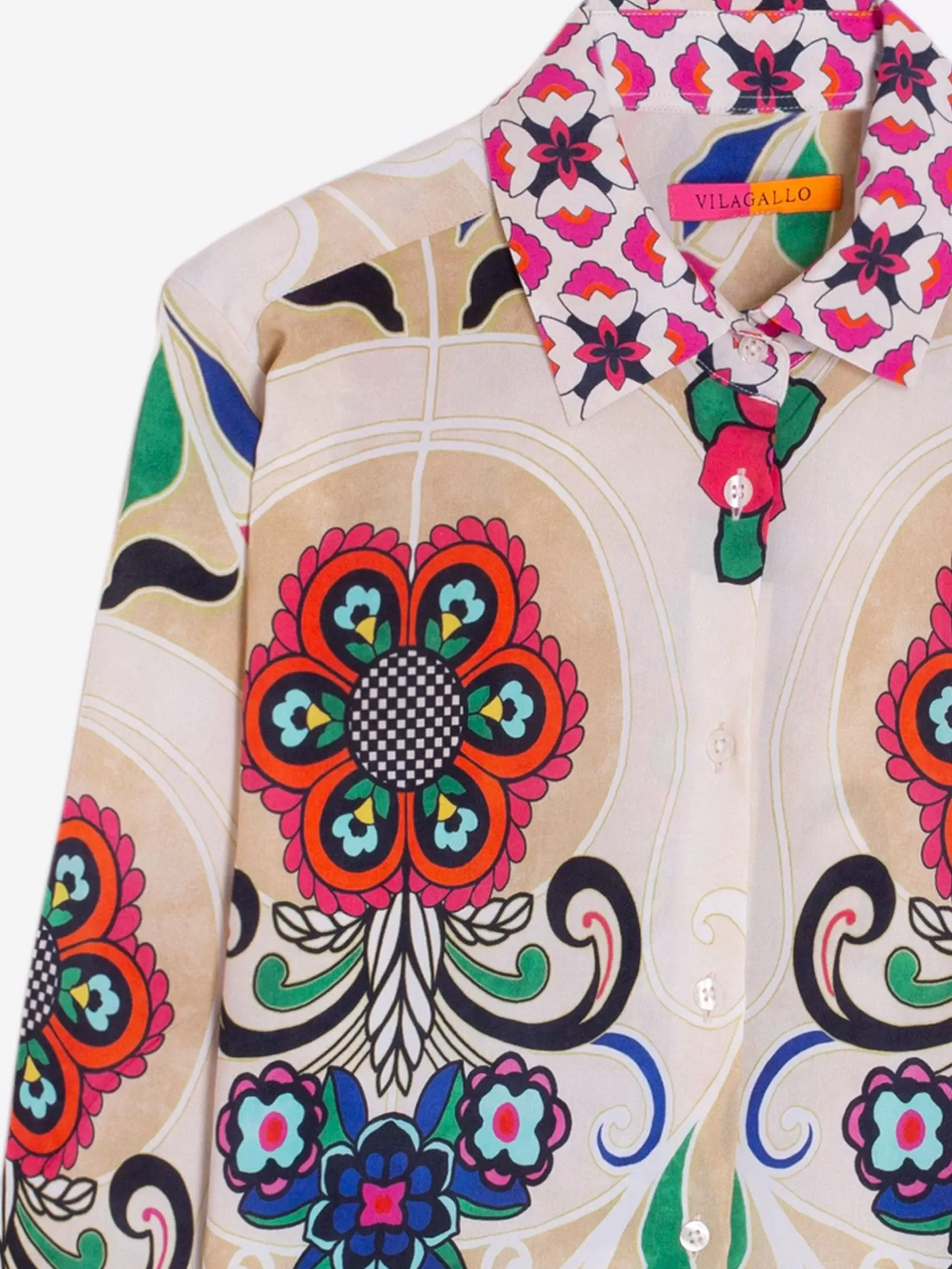 Camisas | Vilagallo Camisa Irina Floral Noveau
