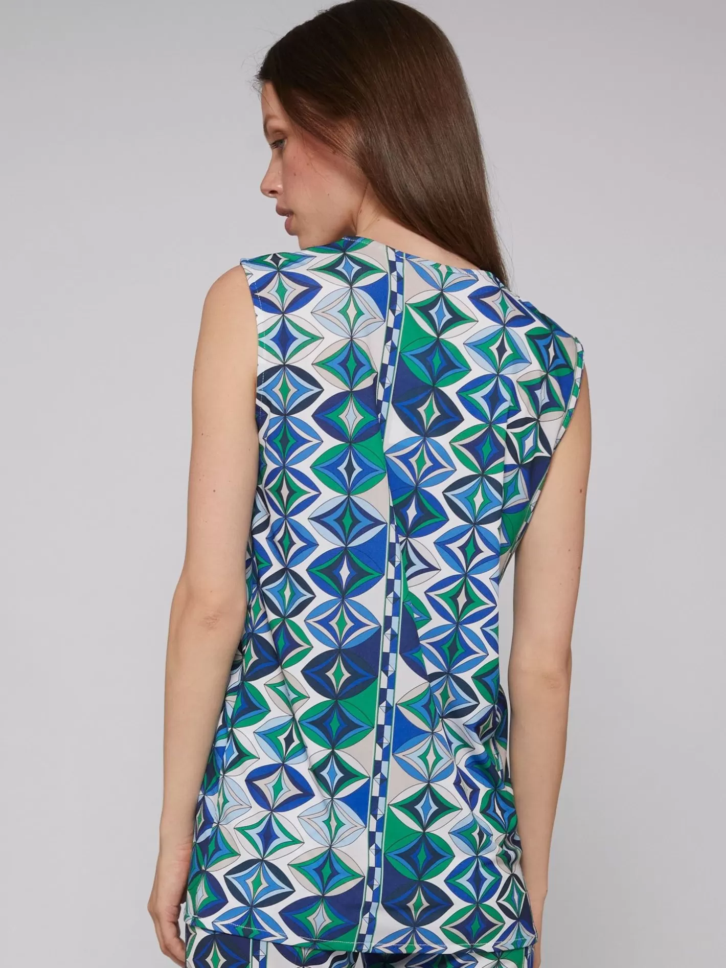 Camisas | Vilagallo Camisa Punto Estampado Geometrico