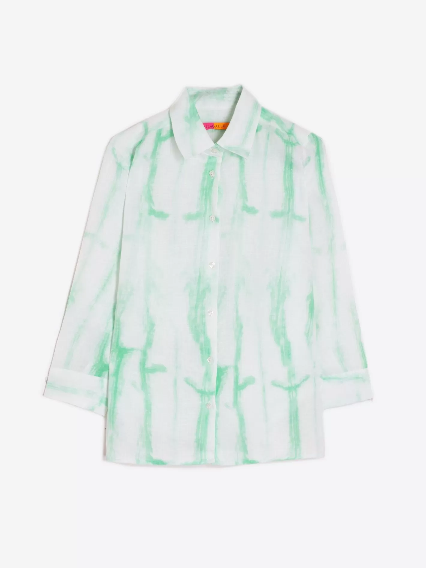 Camisas | Vilagallo Camisa Sara Green Tie Dye