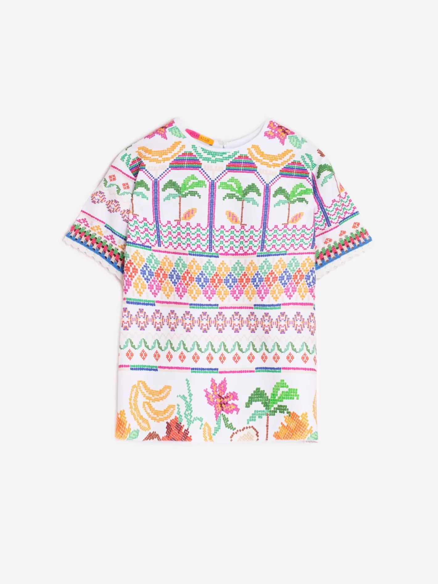 camiseta_menorca_cross_stitch_print_3.webp Camisetas | Vilagallo Camiseta Menorca Cross Stitch Print