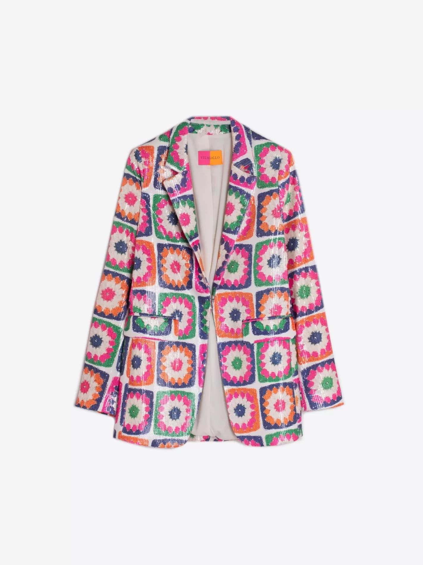 chaqueta_andrea_crochet_sequins_3.webp Chaquetas | Vilagallo Chaqueta Andrea Crochet Sequins