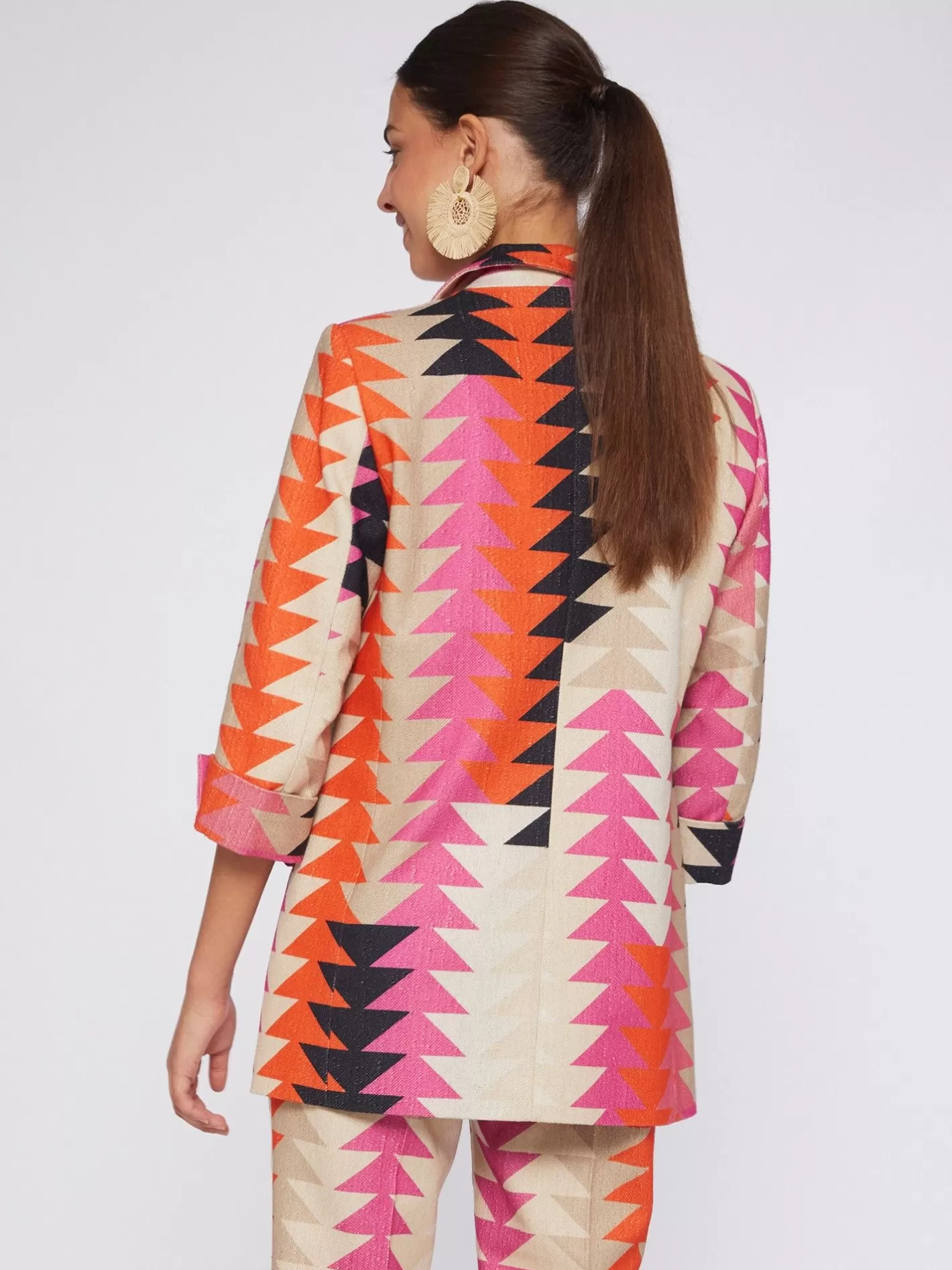 chaqueta_estampado_geometrico_2.webp Chaquetas | Vilagallo Chaqueta Estampado Geometrico