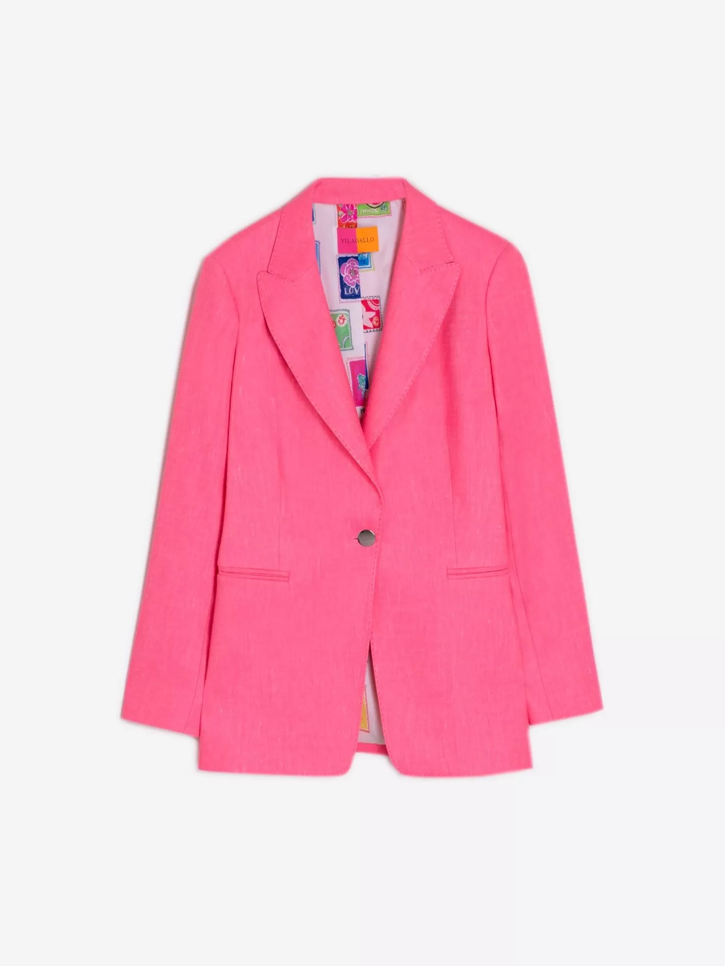 Chaquetas | Vilagallo Chaqueta Rosa Lino Strech