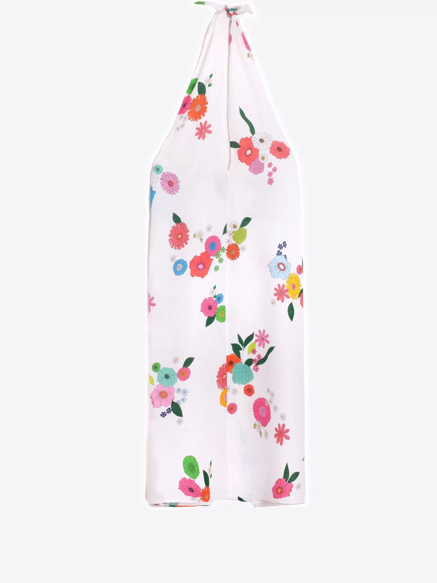 Faldas Y Pareos | Vilagallo Falda Pareo Flores 100% Lino