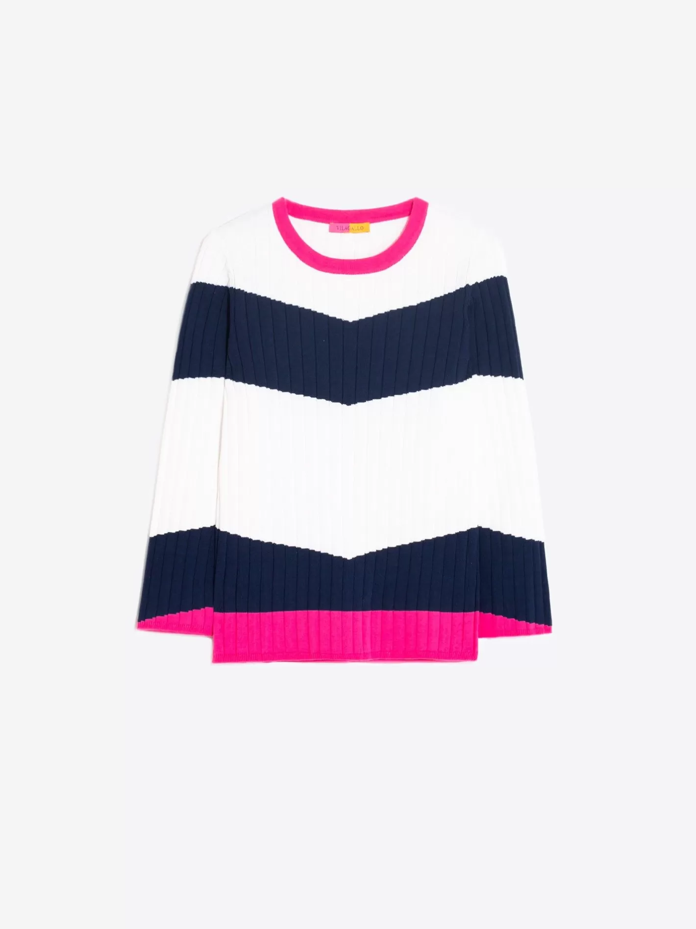 jersey_punto_canale_colour_block_2.webp Punto | Vilagallo Jersey Punto Canale Colour Block