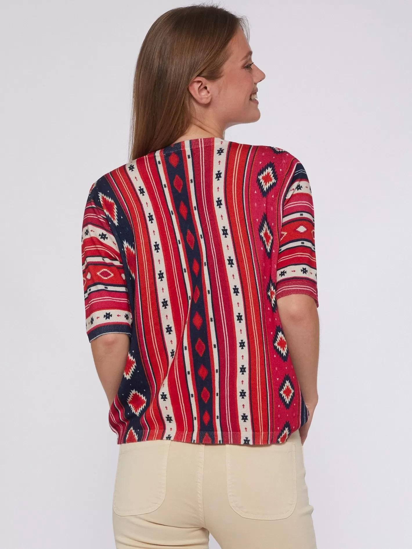 Punto | Vilagallo Knitwear Navajo Printed Pullover Navajo