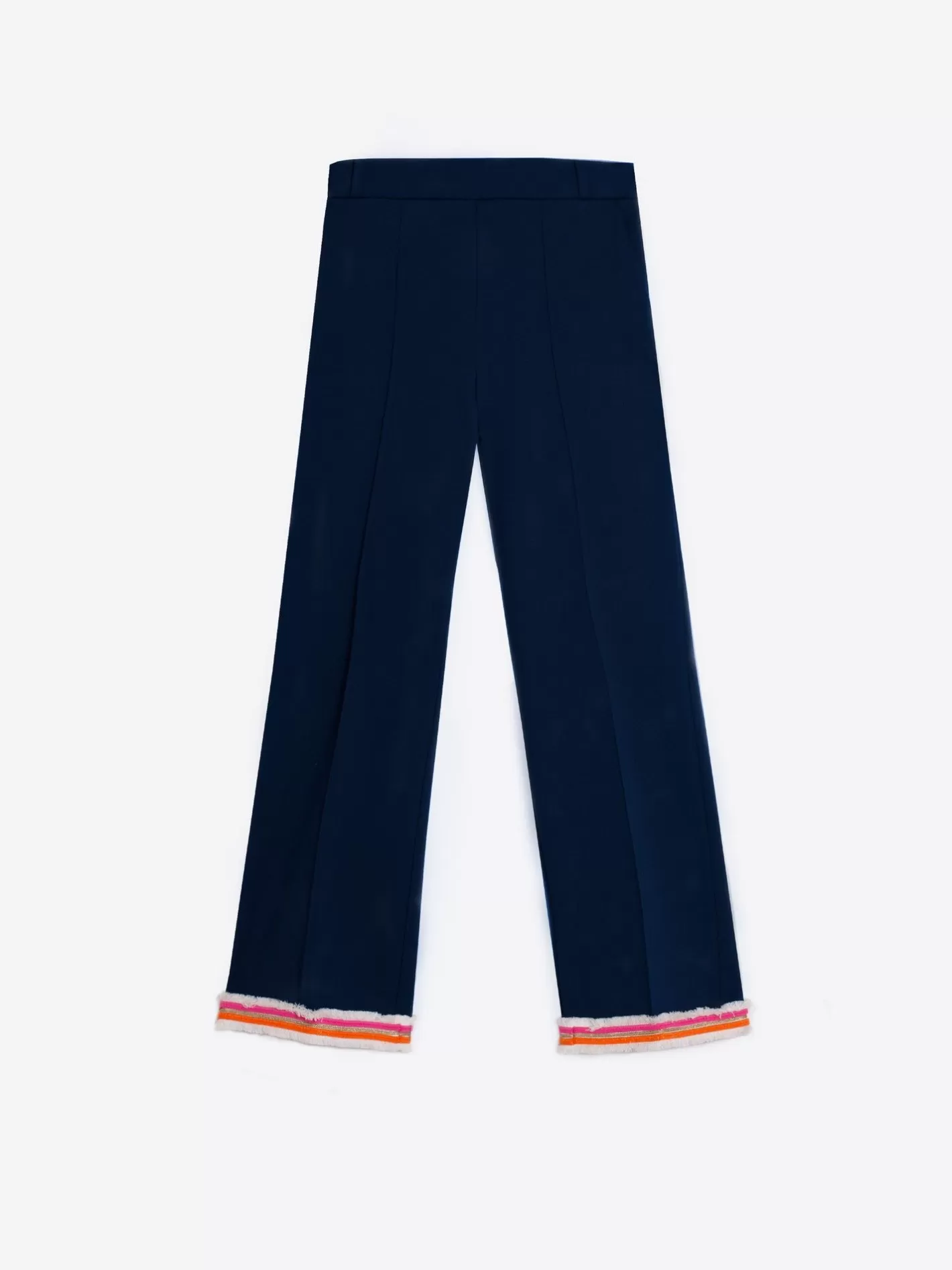 Pantalones | Vilagallo Pantalon Punto Marino Perfect Fit