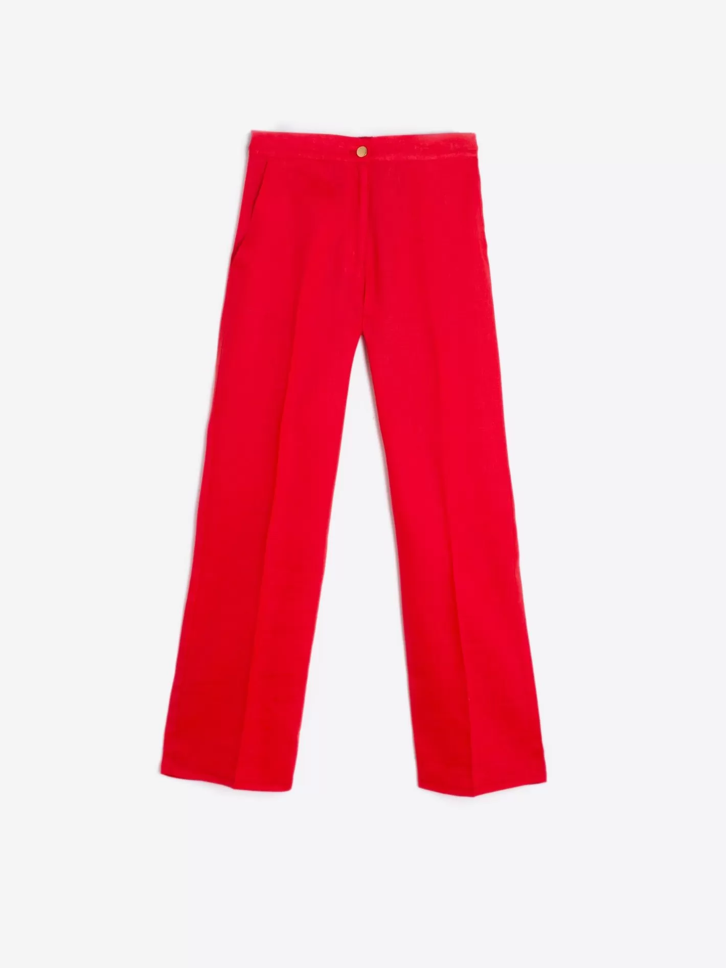 Pantalones | Vilagallo Pantalon Tiffany Coral Linen