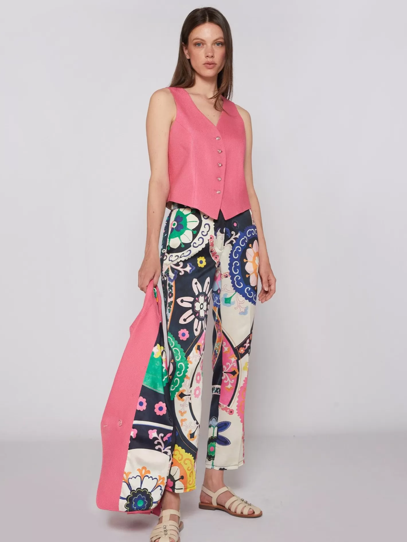 Pantalones | Vilagallo Pantalon Tiffany Suzani