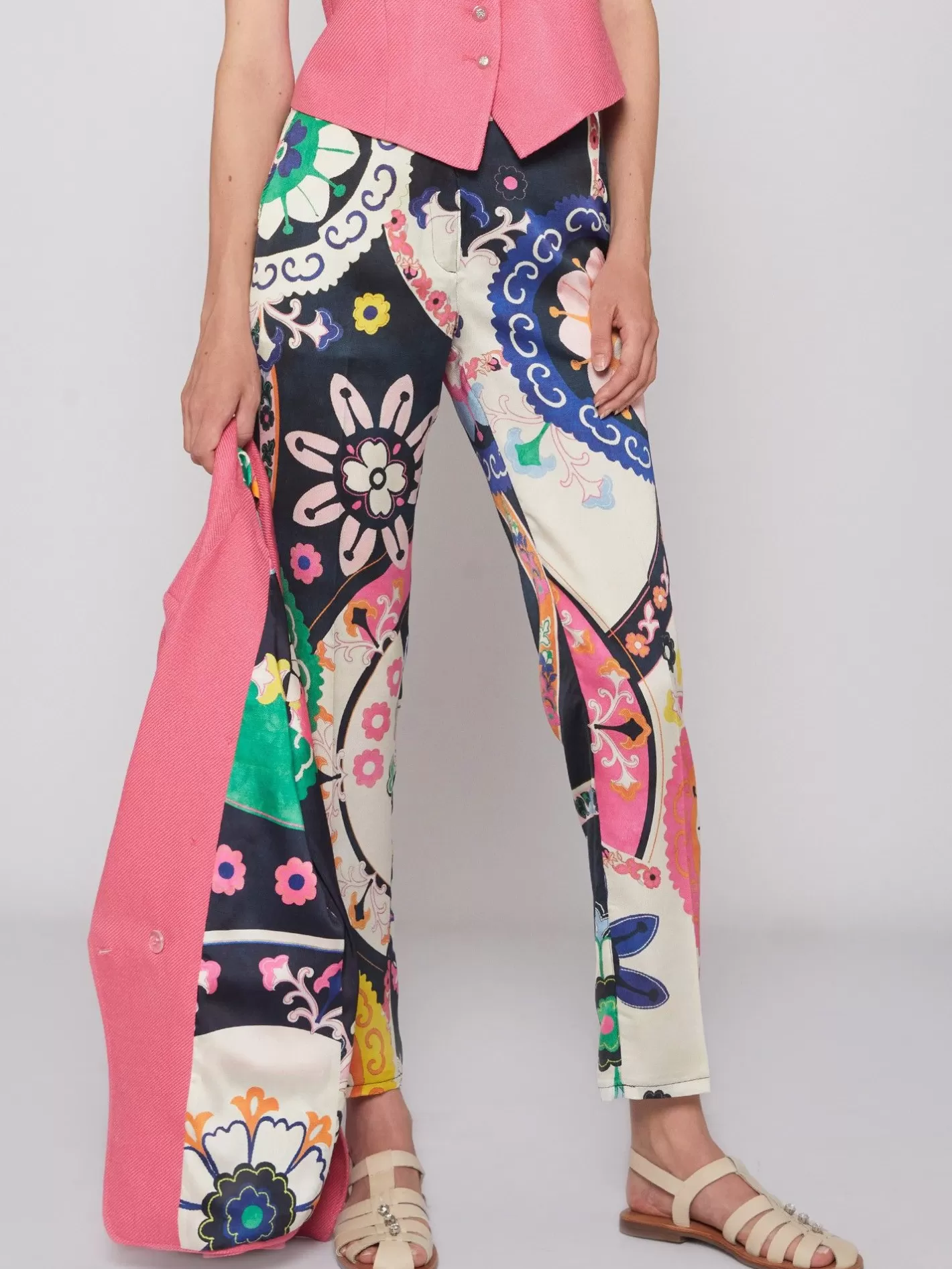 Pantalones | Vilagallo Pantalon Tiffany Suzani