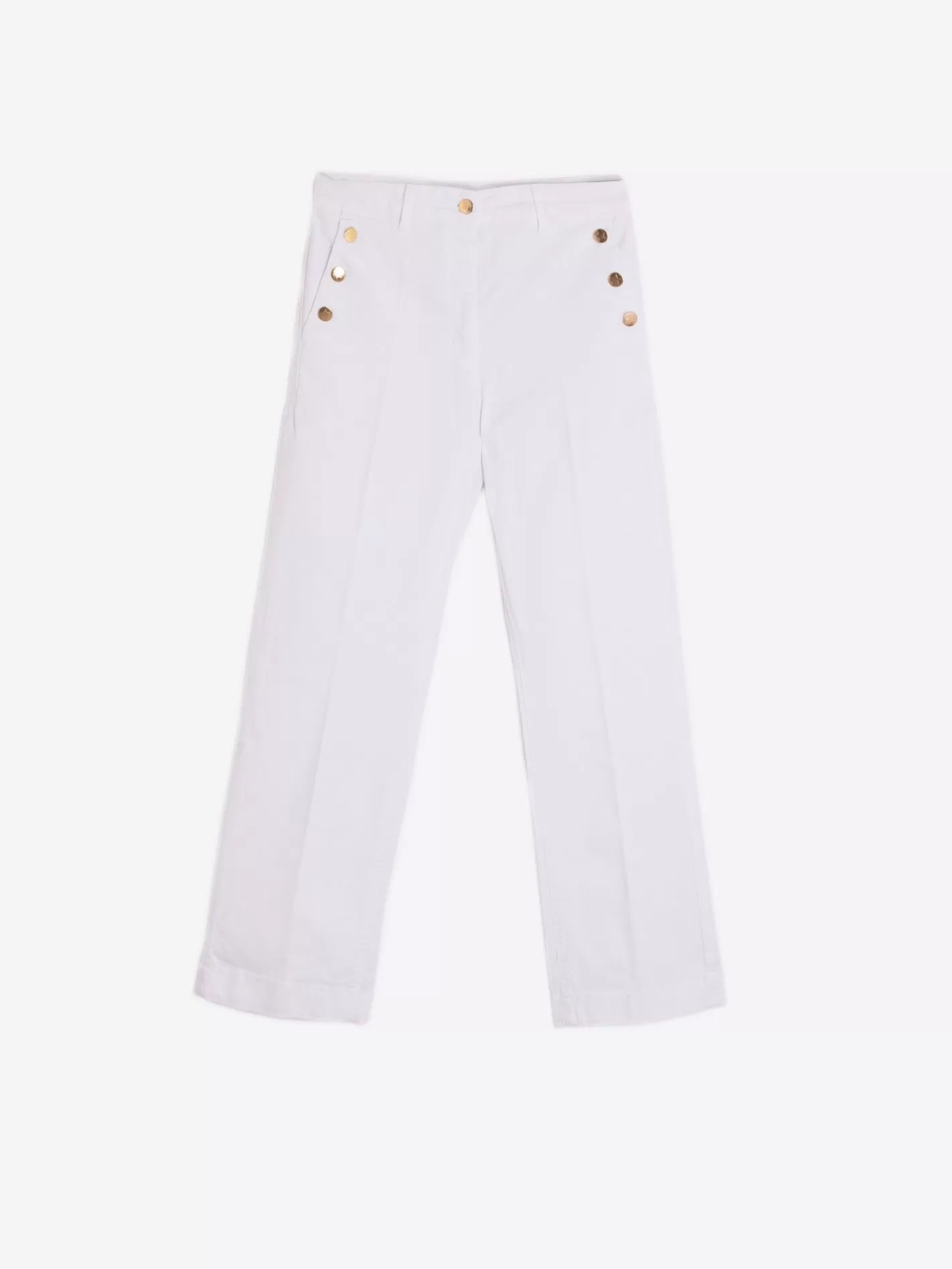 Pantalones | Vilagallo Pantalon Vaquero Blanco Amelie