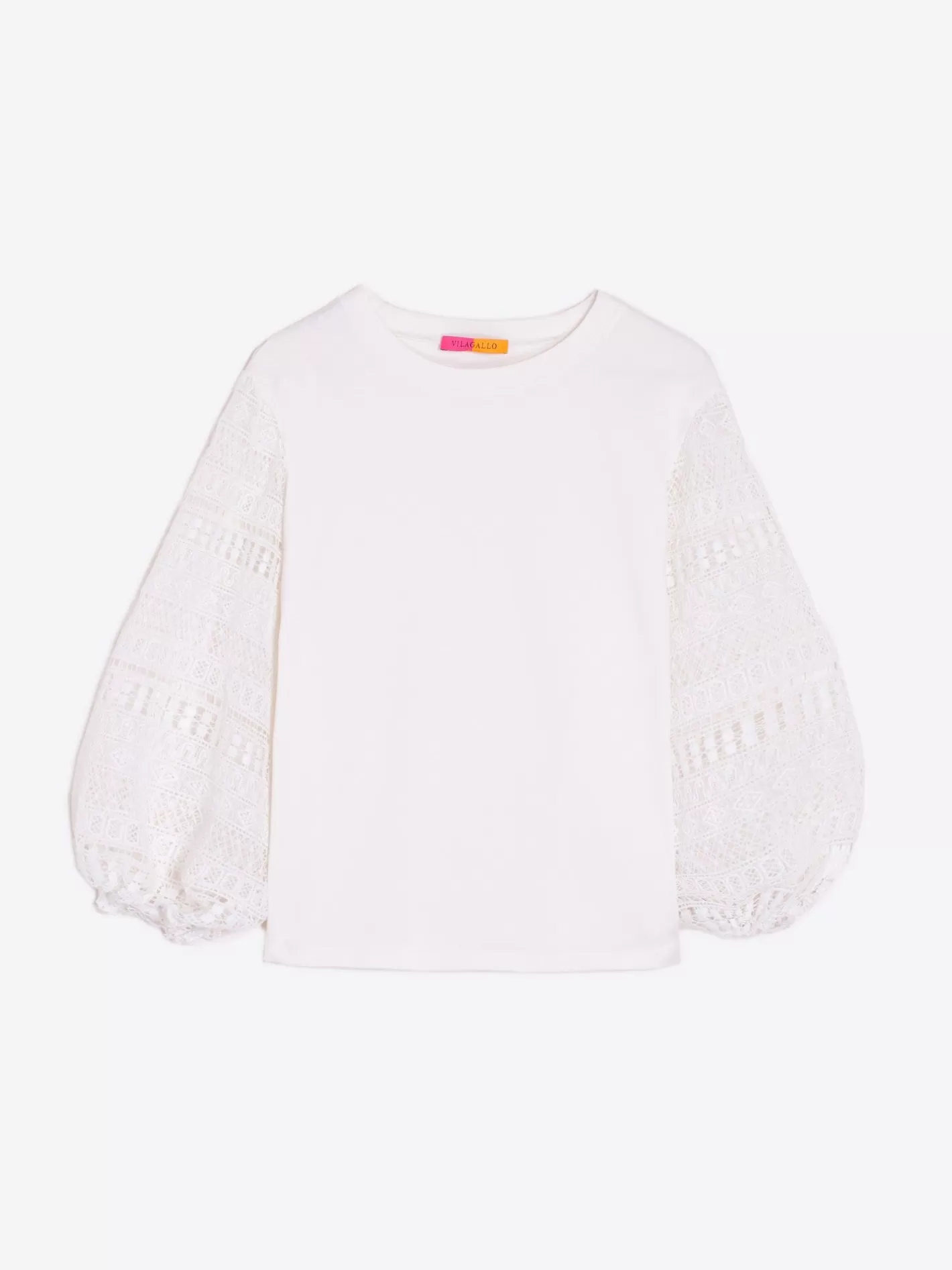 Camisetas | Vilagallo T-Shirt Eugen Blanco Calado