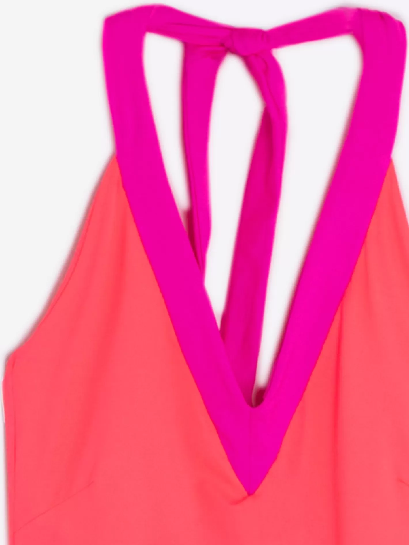 vestido_daniela_orange_fluor_knit_3.webp Vestidos | Vilagallo Vestido Daniela Orange Fluor Knit