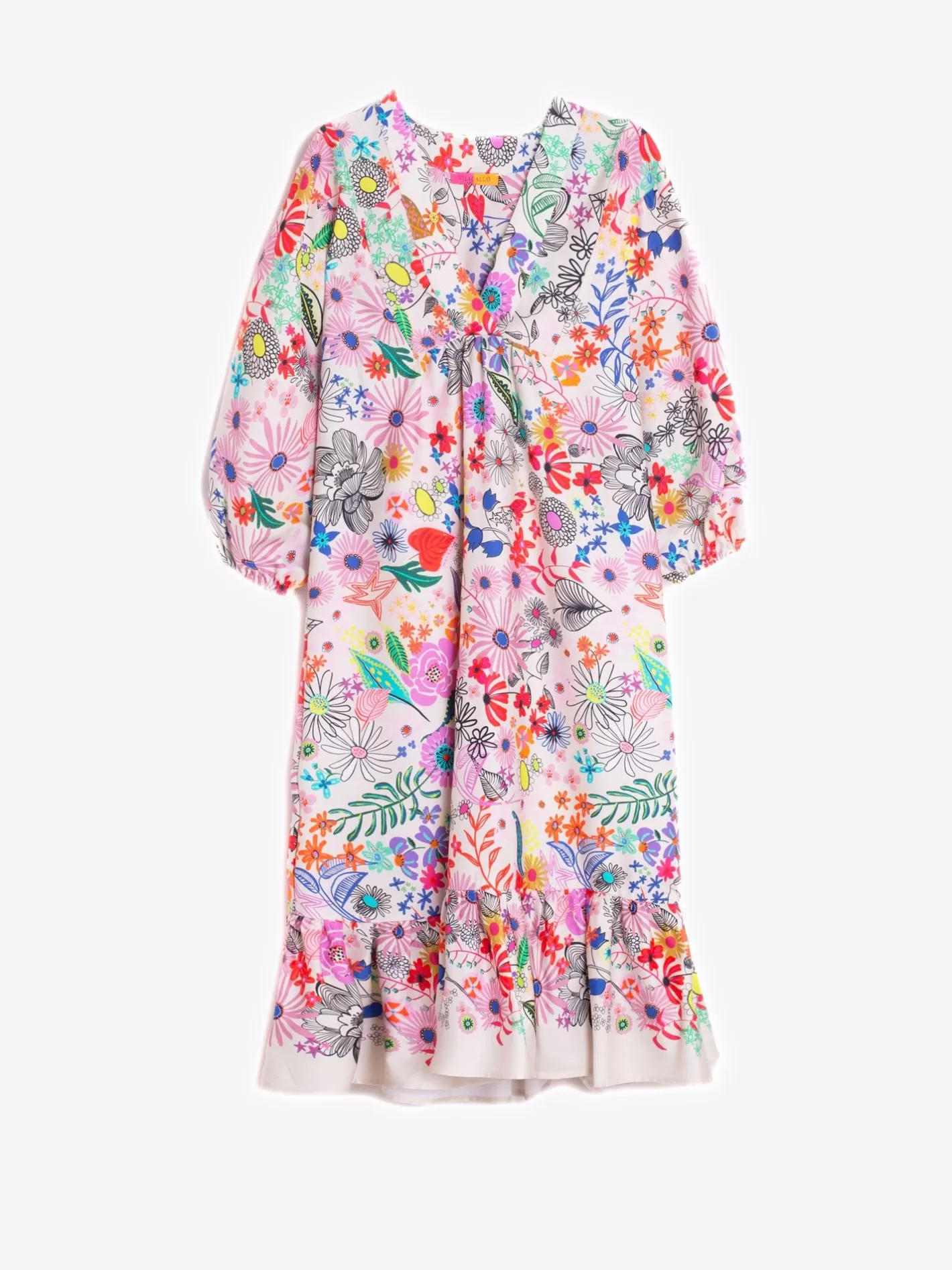 vestido_fabrizia_hand_painted_flowers_3.webp Vestidos | Vilagallo Vestido Fabrizia Hand Painted Flowers