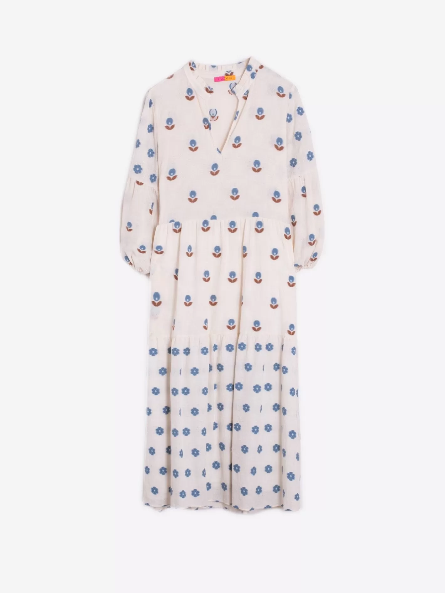 Vestidos | Vilagallo Vestido Tammy Flower Jacquard